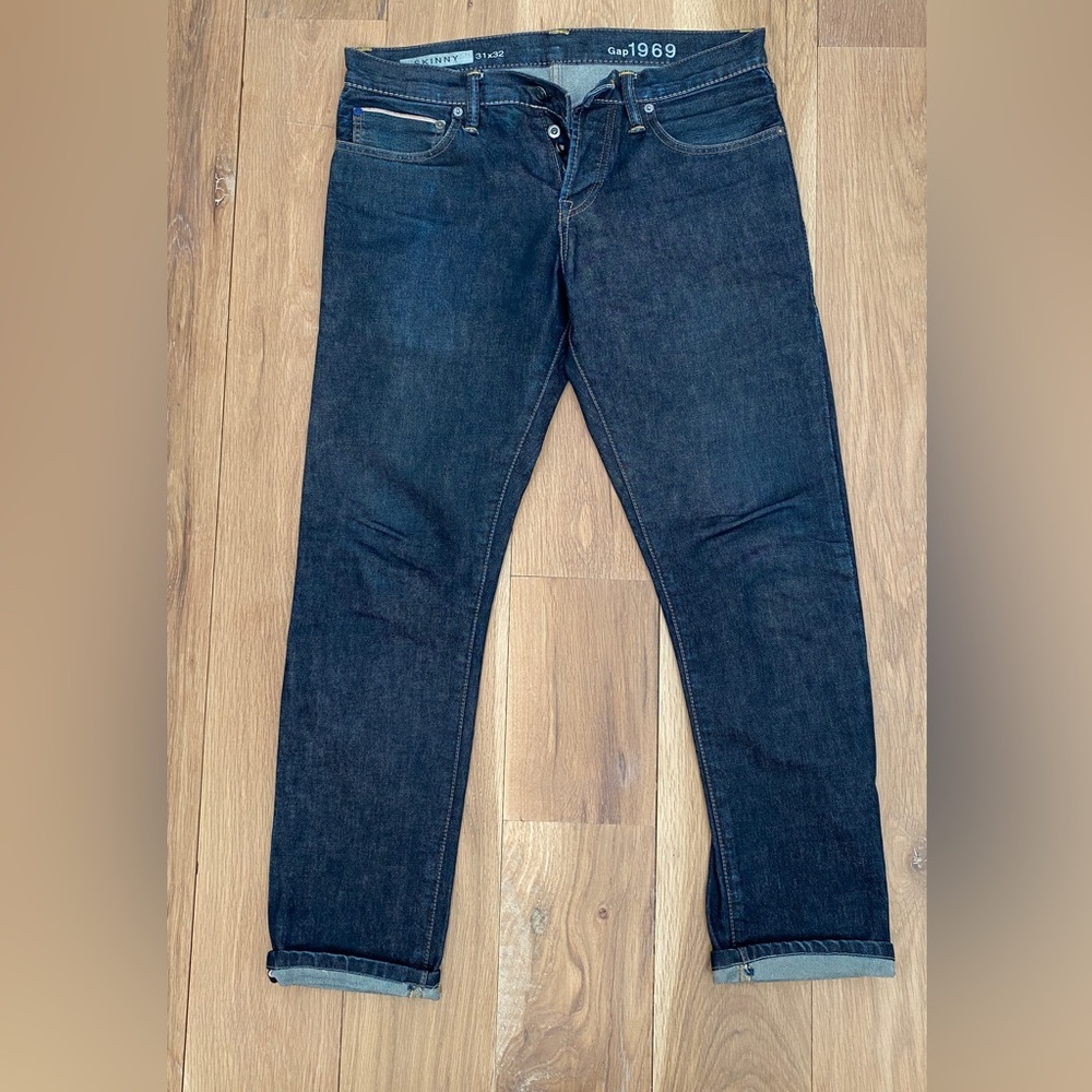 Gap Red Line Selvedge Denim Jeans